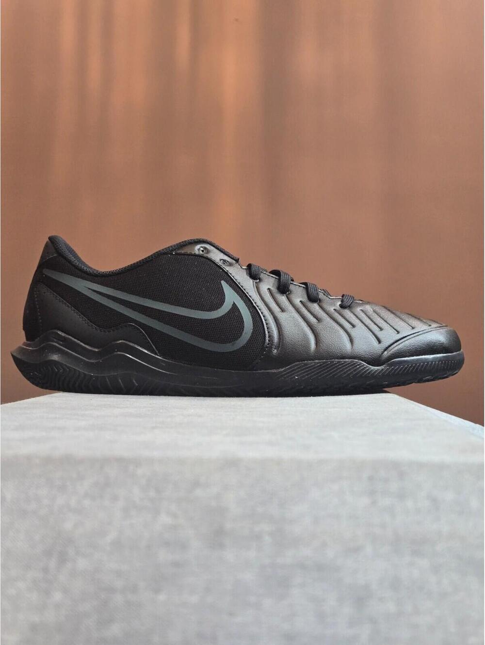 Nike Tiempo Legend 10 Club IC, Black Deep Jungle DV4343-002 Size 8M 9.5W Soccer